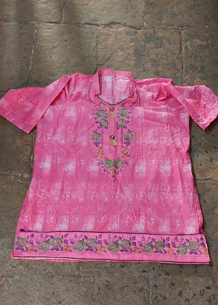 Heavy Embroidered Short Kurti