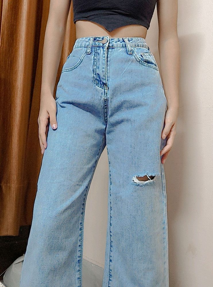 H&m Straight Denim Jeans