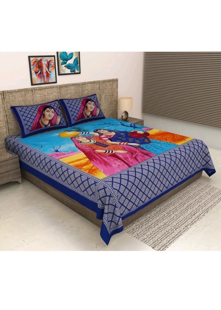 🆕 Double Bedsheet With Pillow Cover