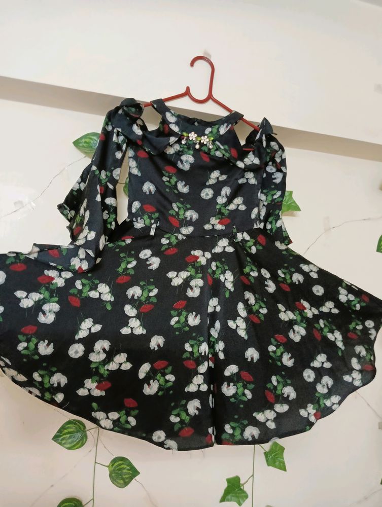 Price Drop Alert 💥❗ Cute Floral Print Dress 🖤