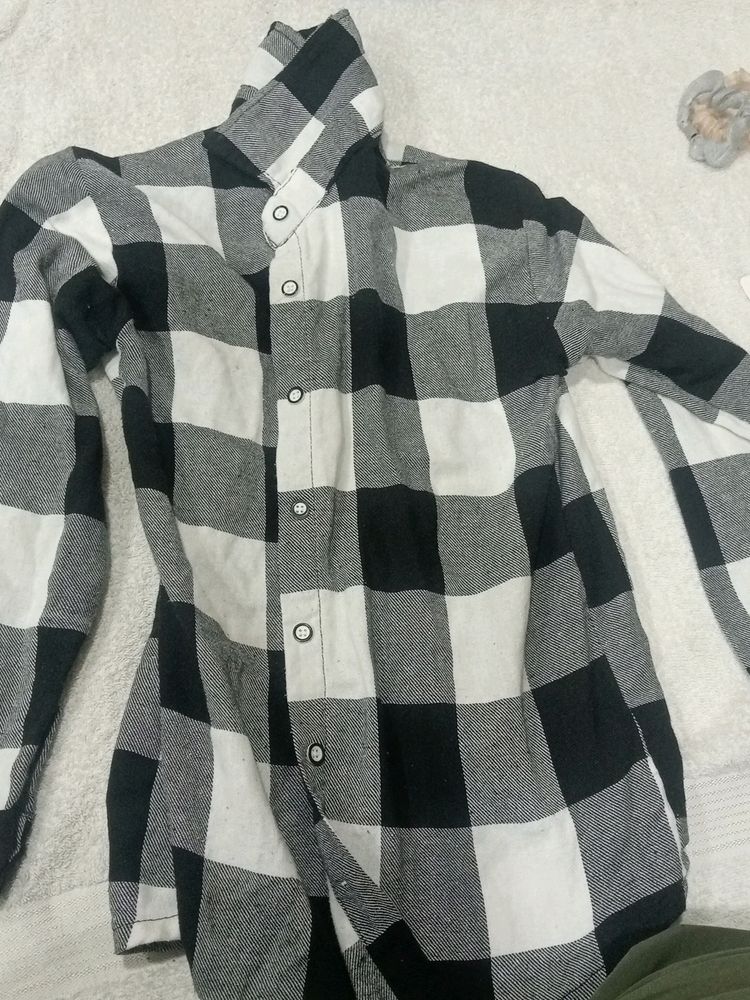 Checked T Shirt