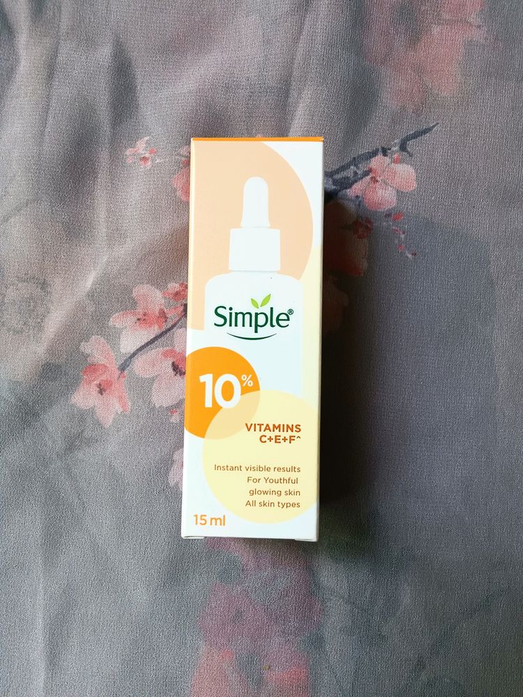 30 Off Simple 10%  Vitamin C+E+F' Serum