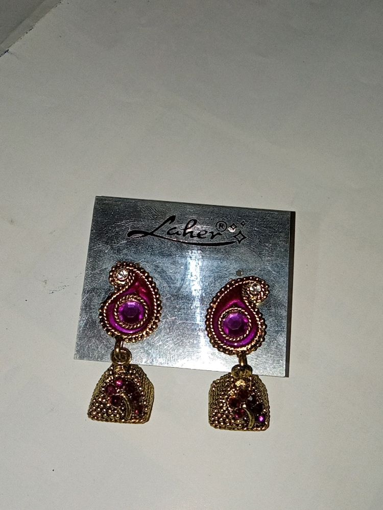 Purple Earrings