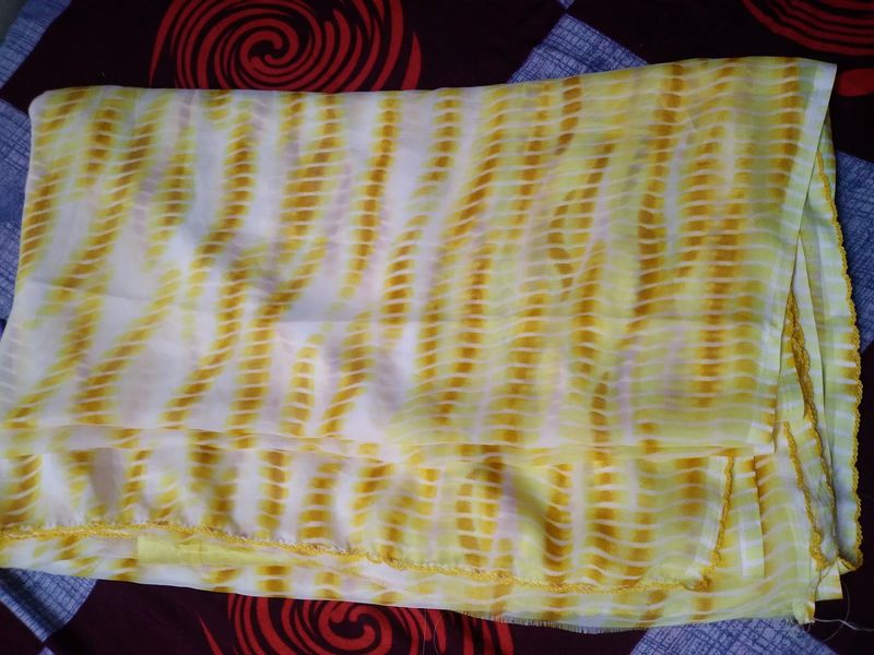 Yellow Saree Special For Haldi