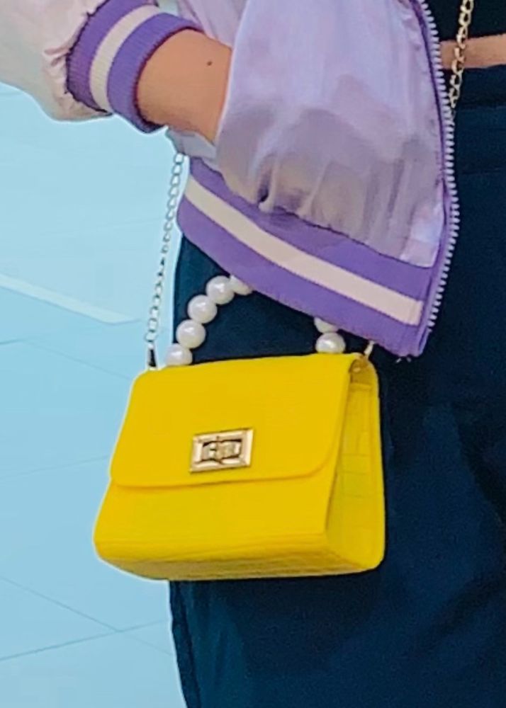 Mini Yellow Sling Bag