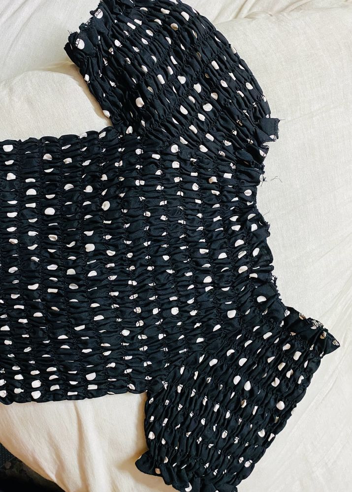 Black Polka Dot Dress