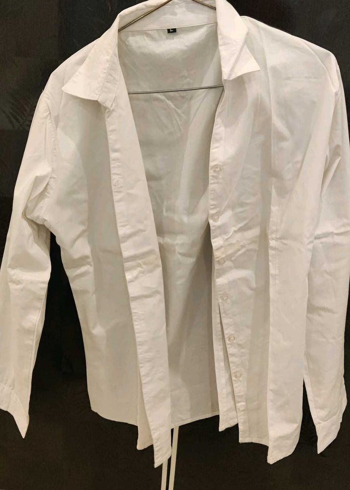 Formal White Shirt For Ladies