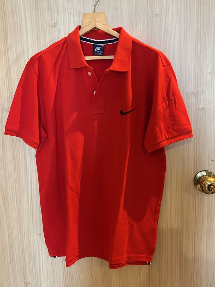 Red Nike Polo