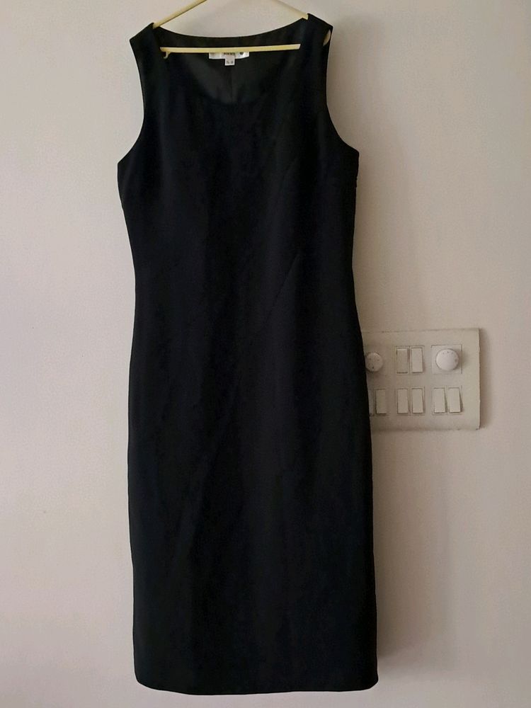 a Line Elegant Black Dress