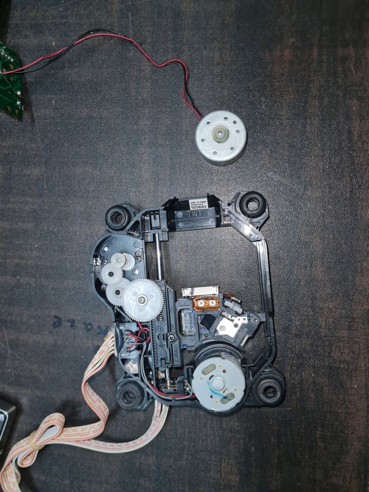 Old DVD player Mechanism With Working Motor