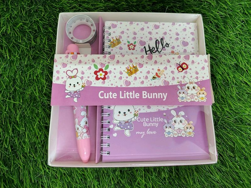 Cute Little Bunny Stationery Set