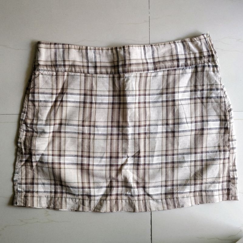 Plaid Korean Skirt 🍂