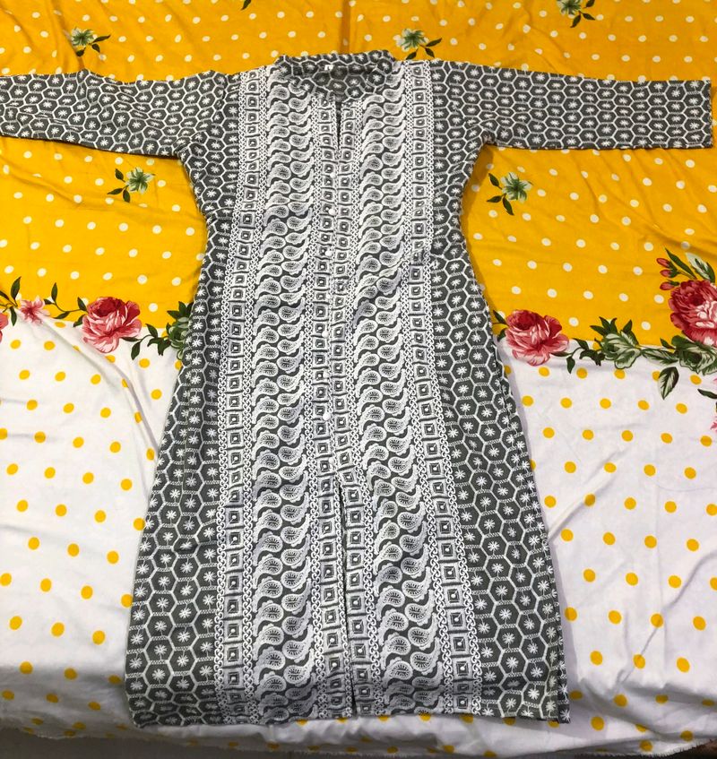 Chikankari Long Kurta