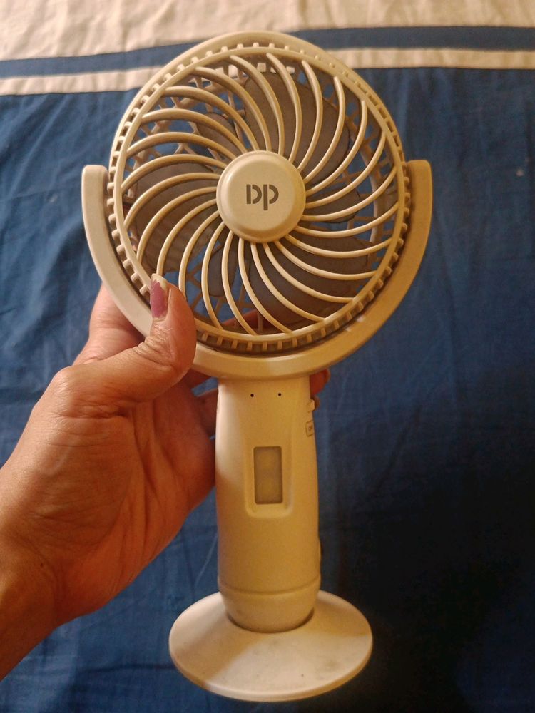 Mini Portable Fan With LED Light