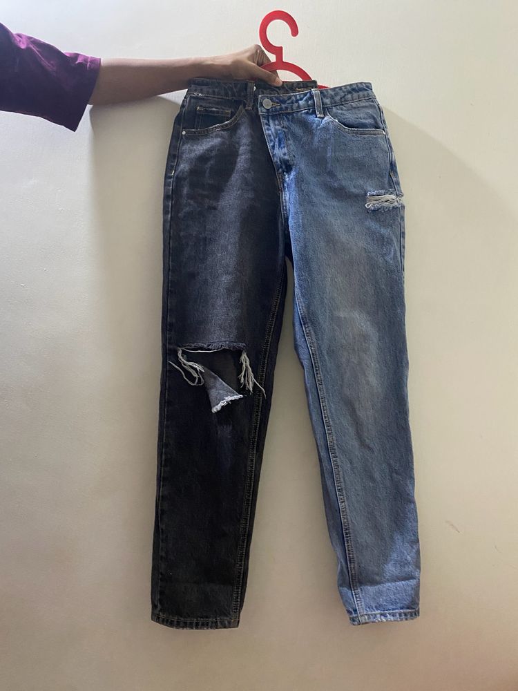 Double shade jeans