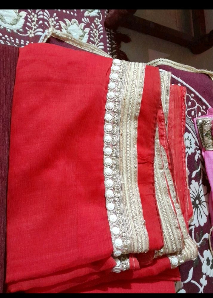 Red Saree Designer