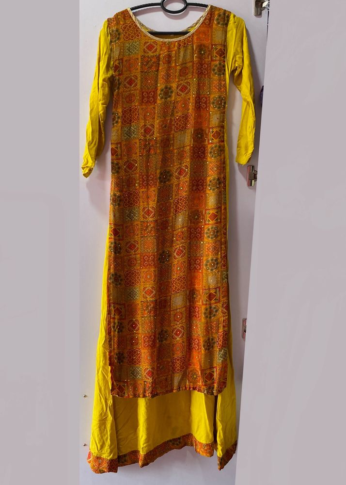 Women Yellow Anarkali