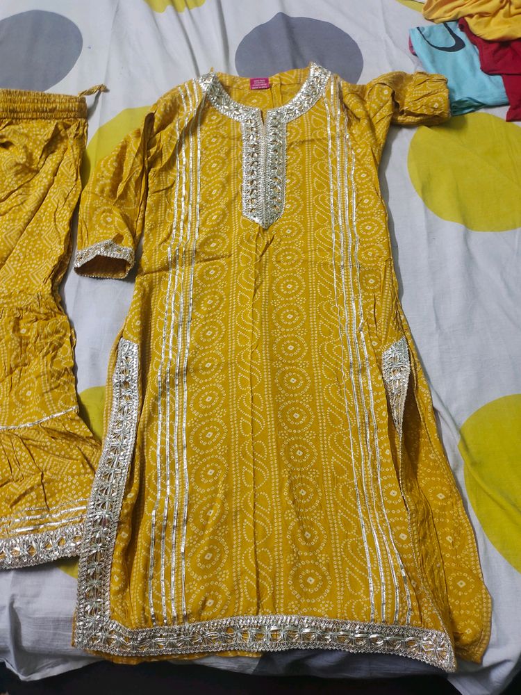 Kurta With Sharara