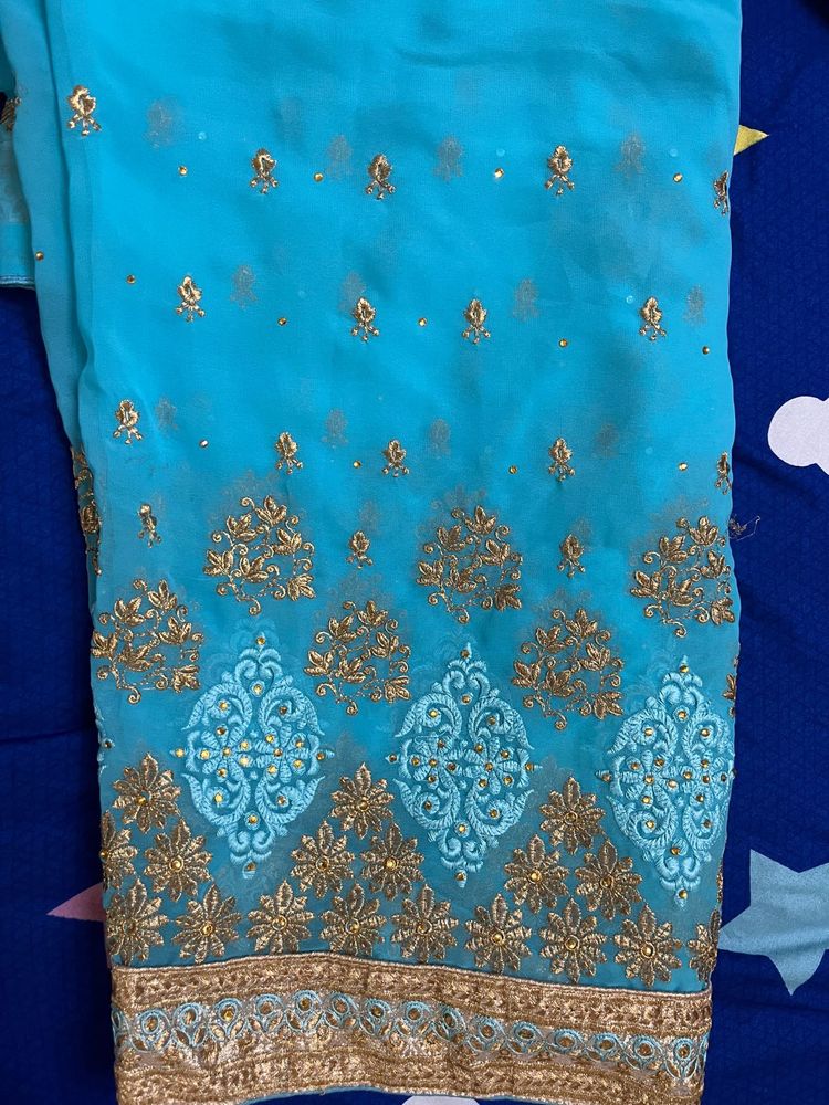 Embroided Saree