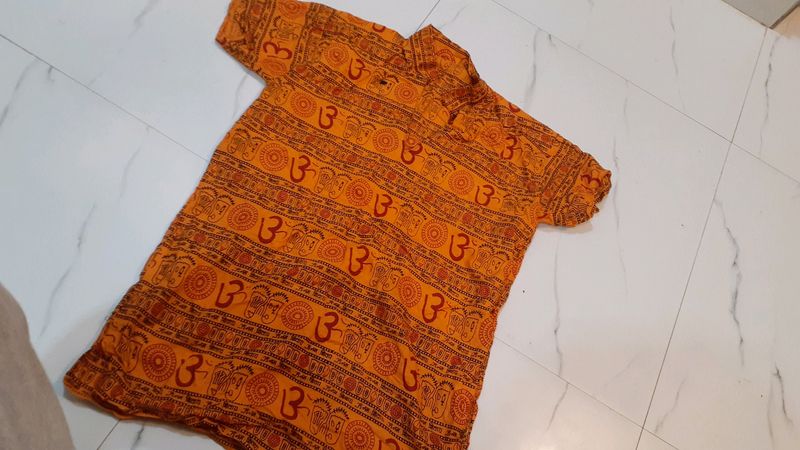 Mens Om Kurta