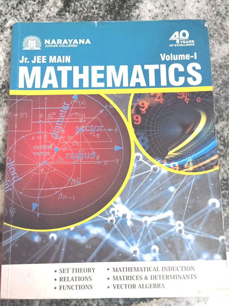 MATHEMATICS 1ST YEAR JEE MAIN BOOKS