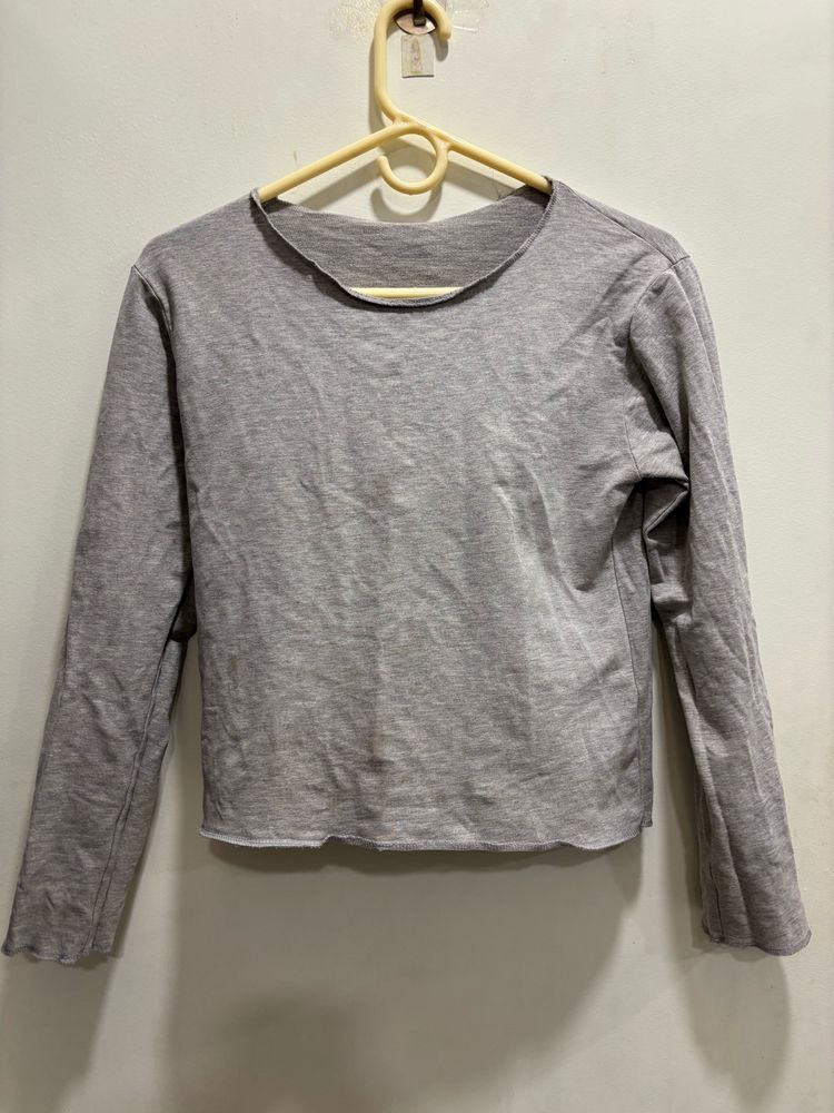 Grey Women's Top