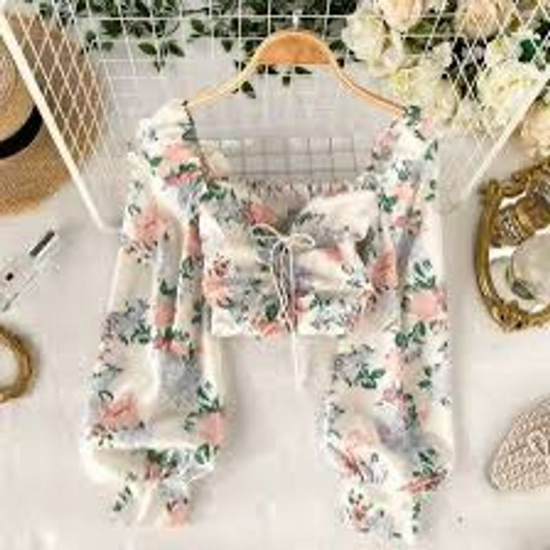 Floral Crop Top