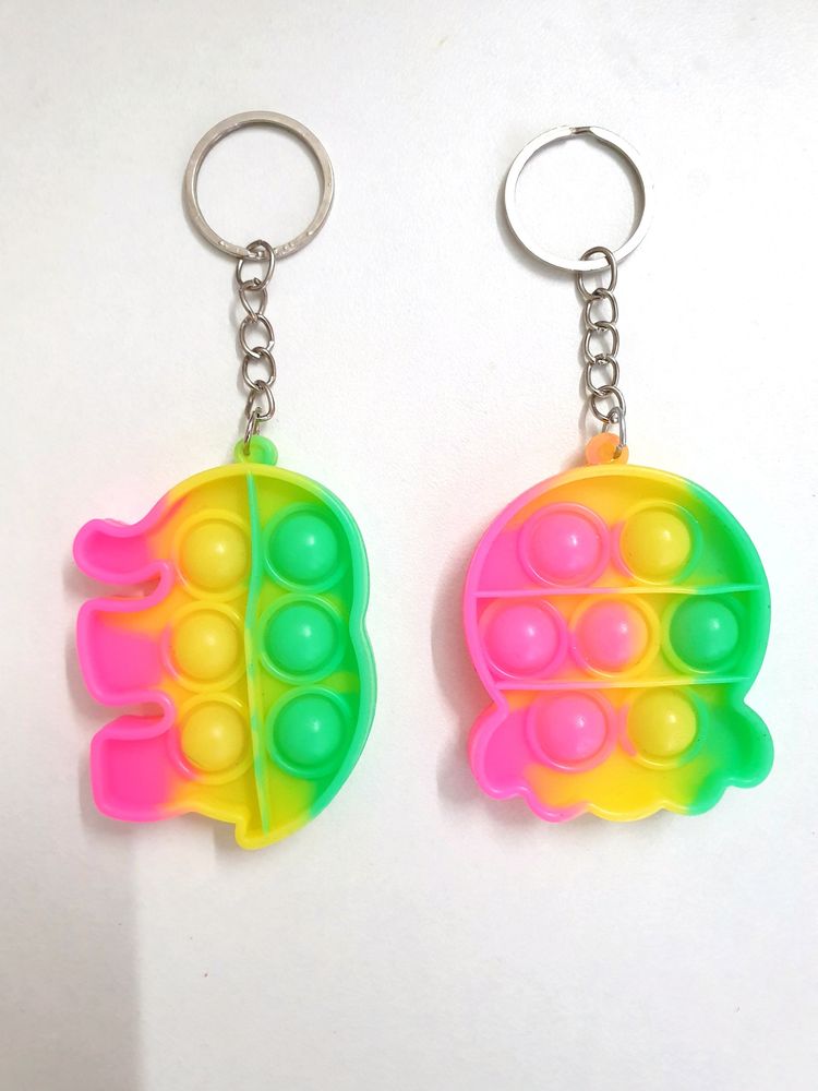 Set Of 2 Popit Keychains