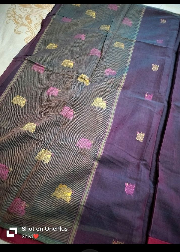 Price Drop 🔥 Purple Saree💜