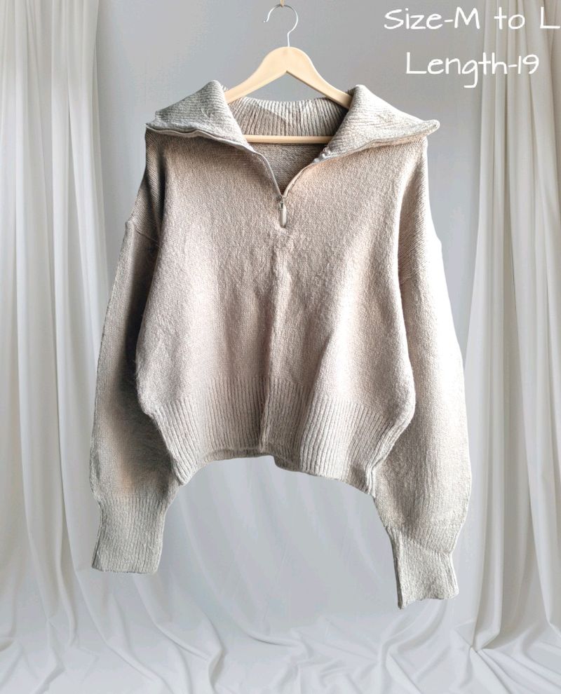 Drop Shoulder Sweater