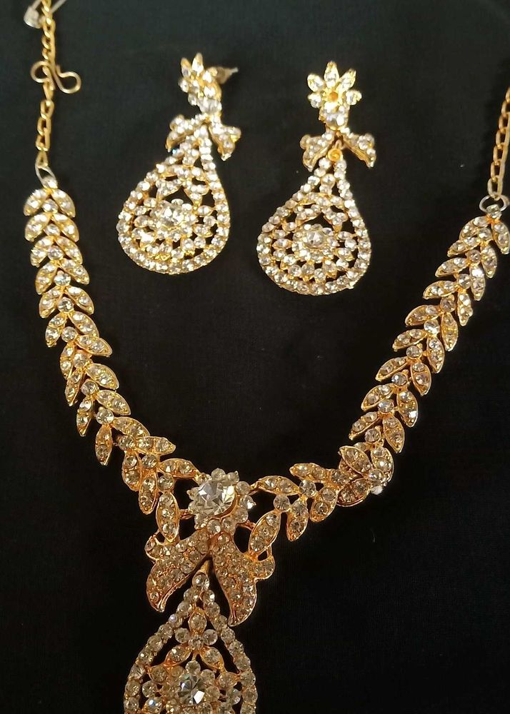 Gold plated Diamond Necklace