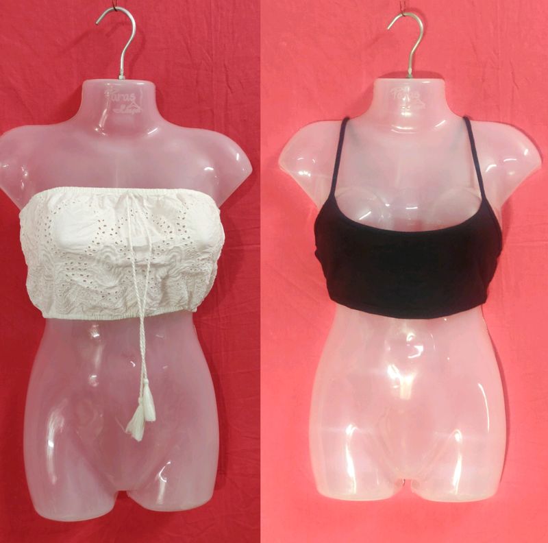 Combo 2 Girl Tube Top Size S/M