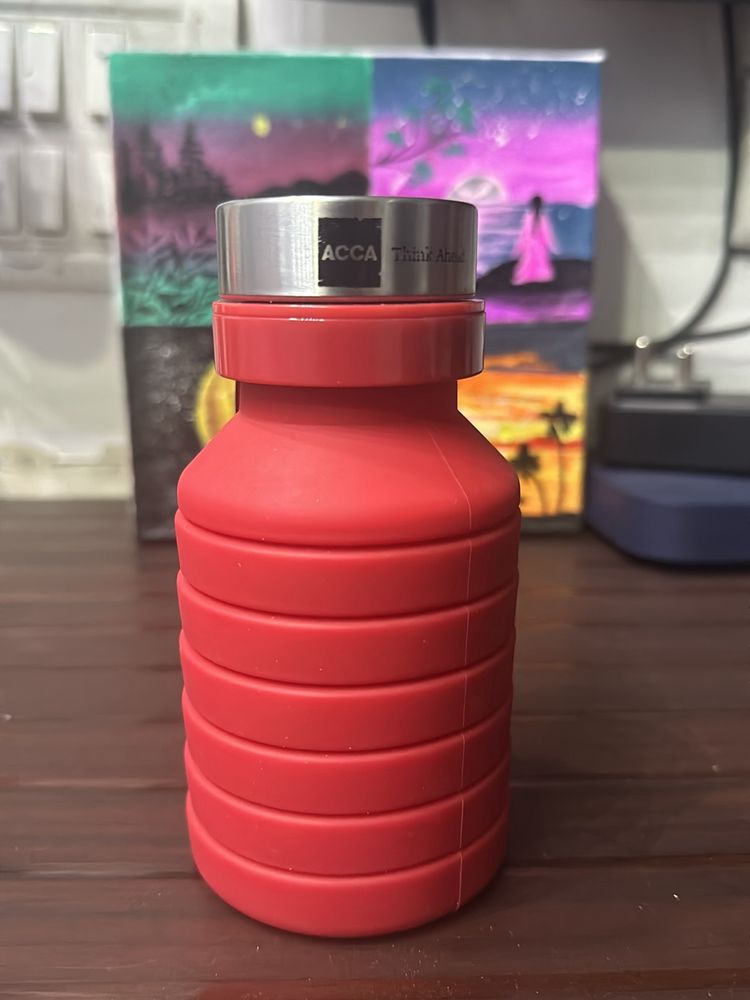 Collapsable Travel Silicon Water Bottle