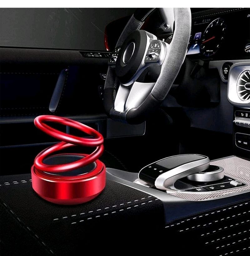 Solar Power Car Aroma Diffuser 360°Double Ring