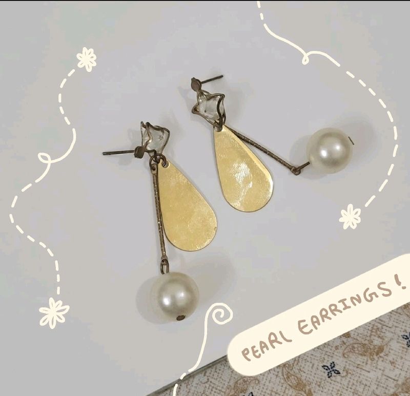 Boho Pearl Earrings