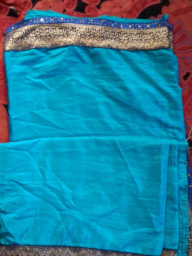 Sky Blue New Look Saree