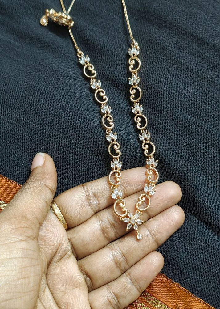 Rose gold Necklace Set