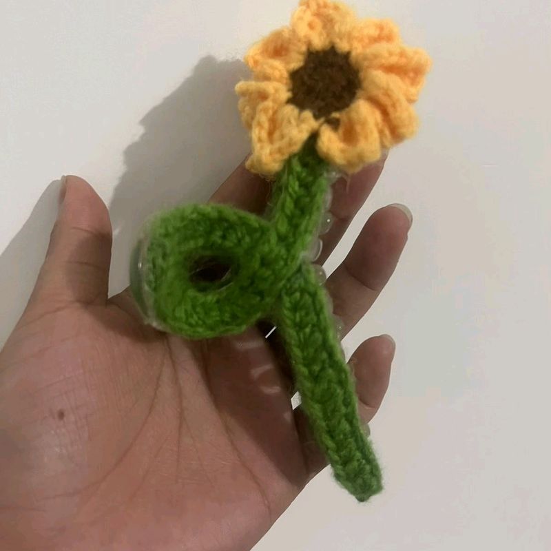 Crochet Hair Clutcher💚