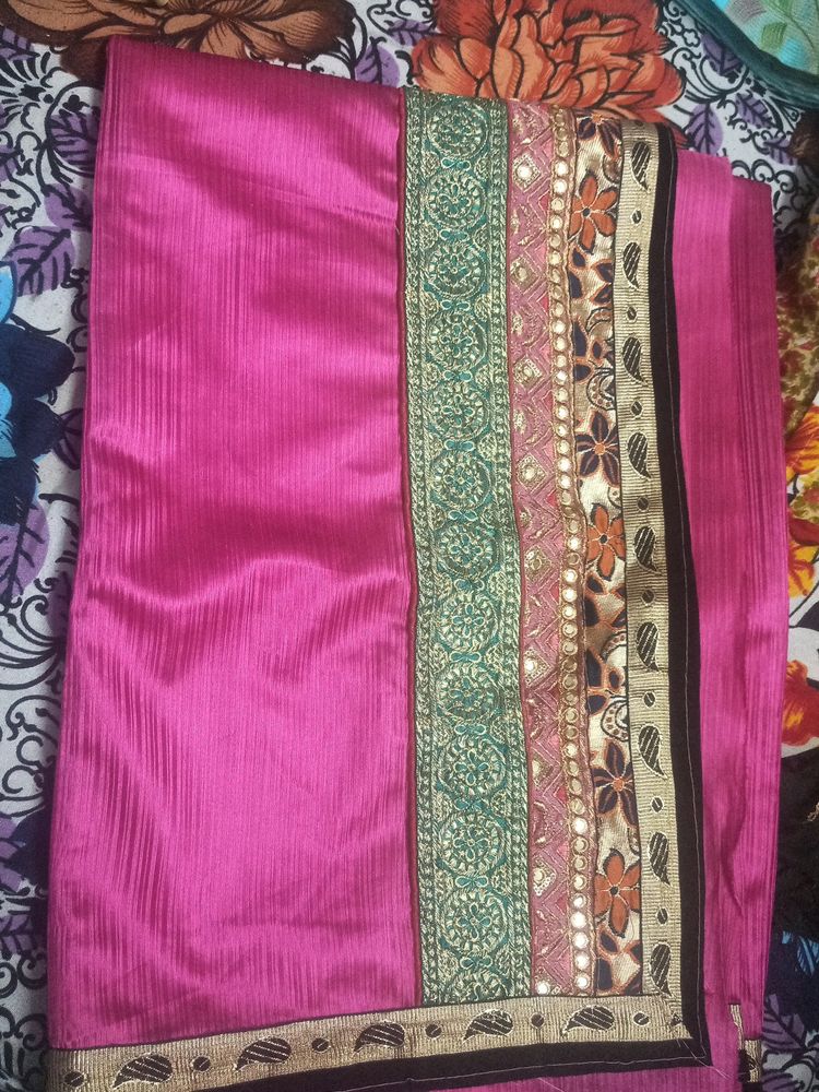 Beautiful Pink Saree