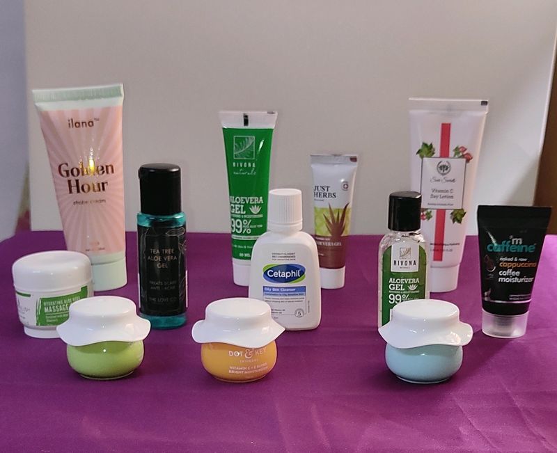 Combo Of 12  Skincare Products