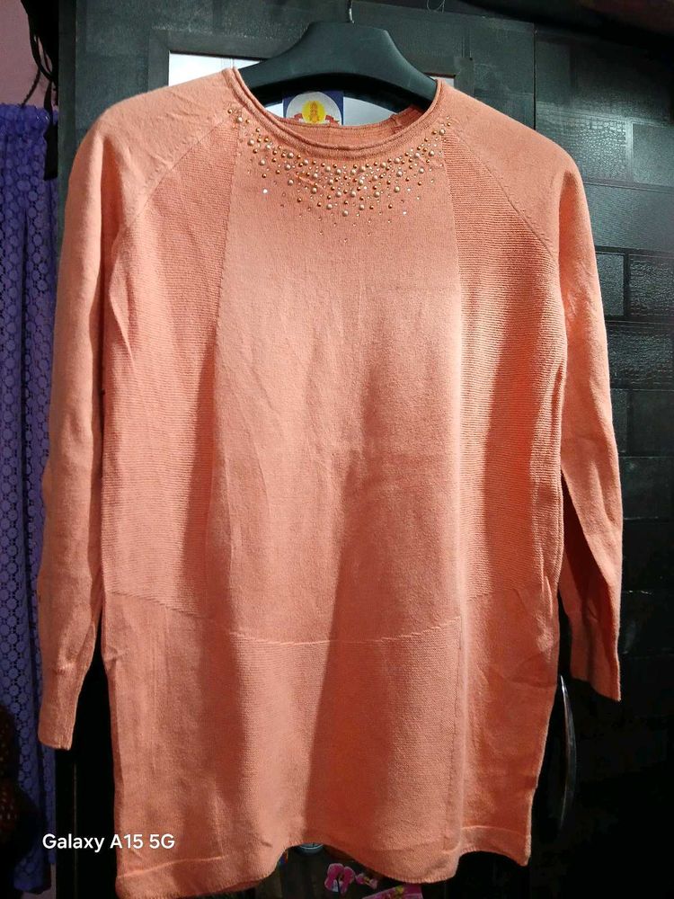 Coral Winter Full Sleeve Top