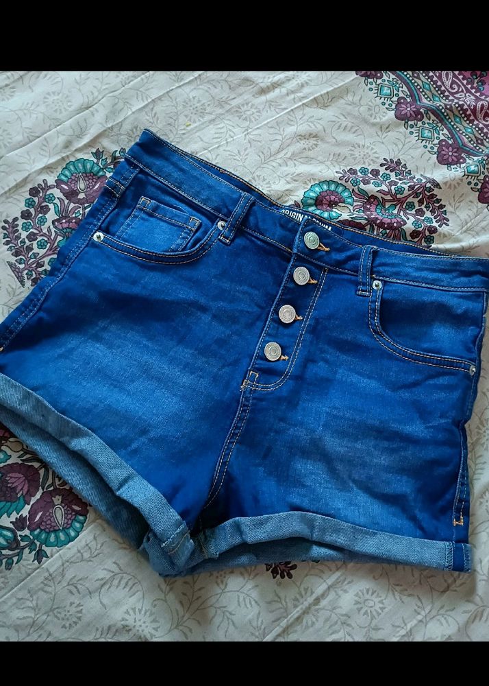 Denim Shorts (High Waisted)