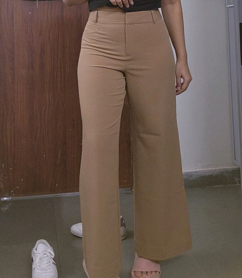 Tailored Tan Trousers