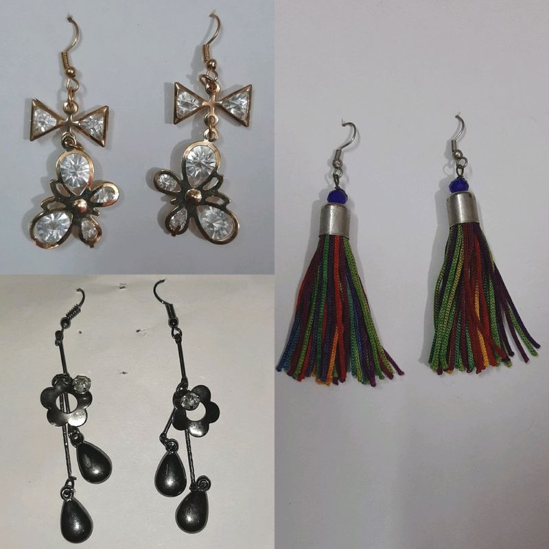 3 Combo New Earrings