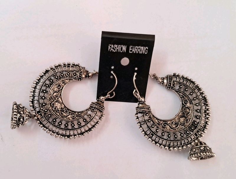 Unused, Black Metal, HOOP Jhumkas