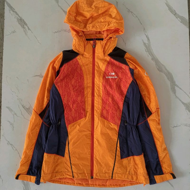 EIDER ORANGE WINDCHEATER JACKET WATERPROOF