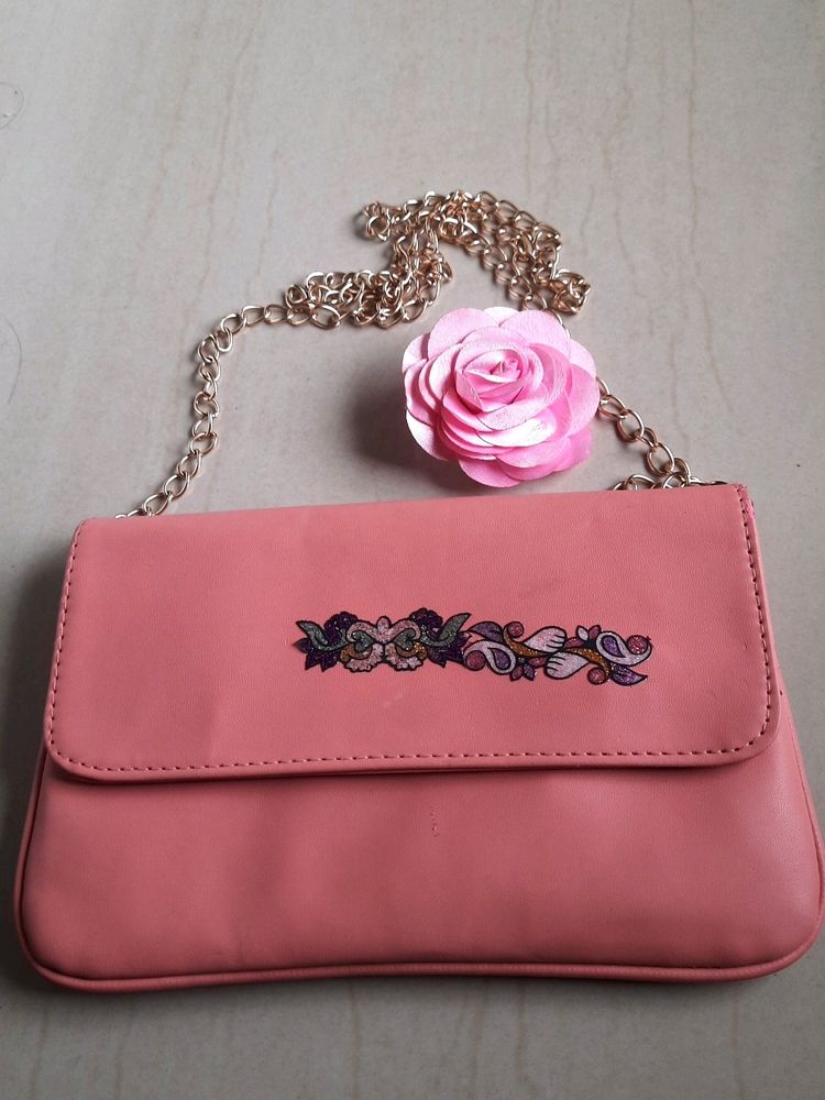 peach color new Clutch.