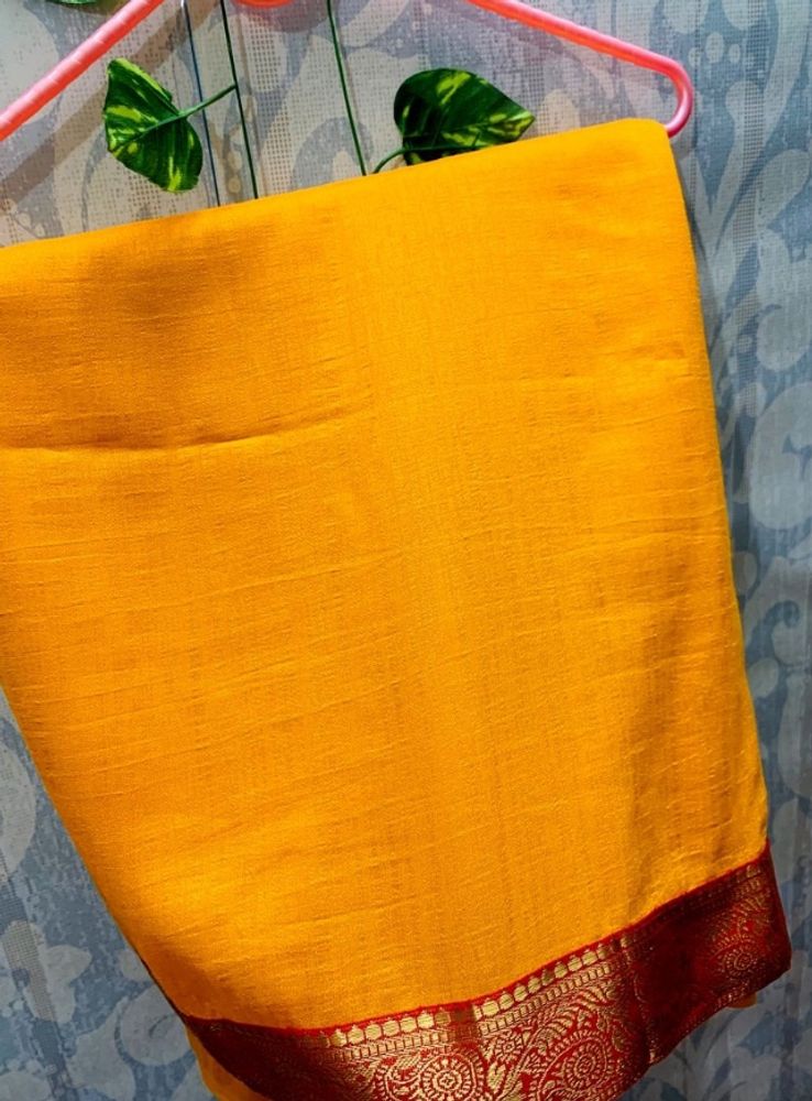 Beautiful Yellow Saree