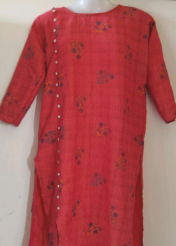 Pretty Peach Kurta