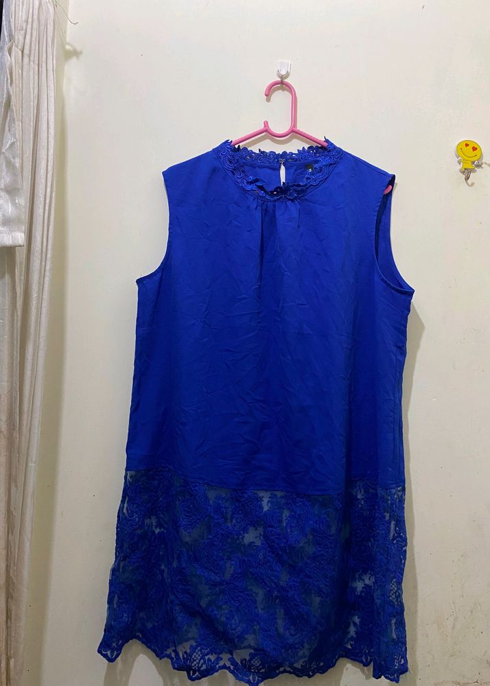 Korean Imported Sleeveless Shift Top/Short Dress